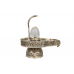 Designer Pure Silver Yoni Base with Crystal Lingam