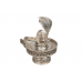 Designer Pure Silver Yoni Base with Crystal Lingam