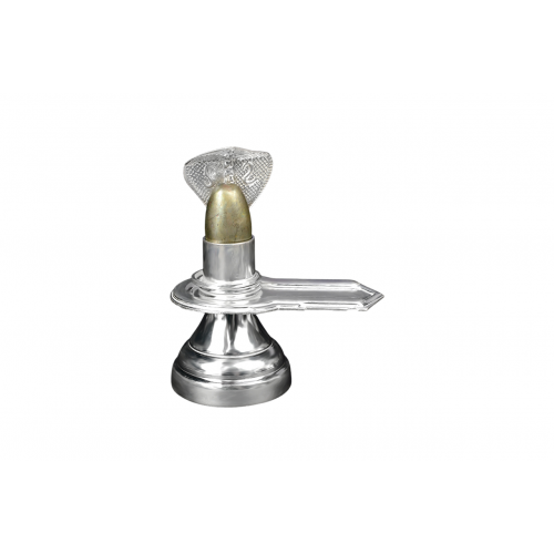 Parad Lingam Pure Silver Yoni Base Style - ix