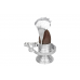 Narmada Lingam with Designer Pure Silver Yoni Base