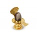 Narmada Shivling Brass Yoni Base Style - x