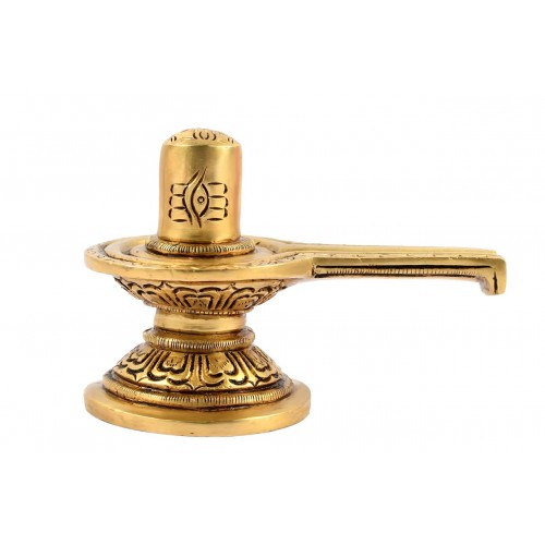 Brass Designer Shivling Design - i