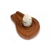 Crystalline White Natral Svayambhu Bana Lingam With Yoni Base - li