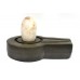 Crystalline White Natral Svayambhu Bana Lingam With Yoni Base - lviii