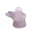 Rose Quartz Shivling - 68 - gms