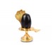 Narmada Shivling Brass Yoni Base Style - cxiv