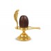 Narmada Shivling Brass Yoni Base Style - vii