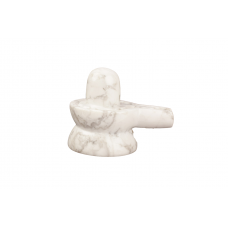 Howlite Shivlinga - 196 - gms