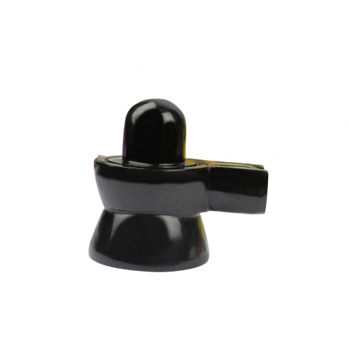 Black Agate Shivling - 722 - gms