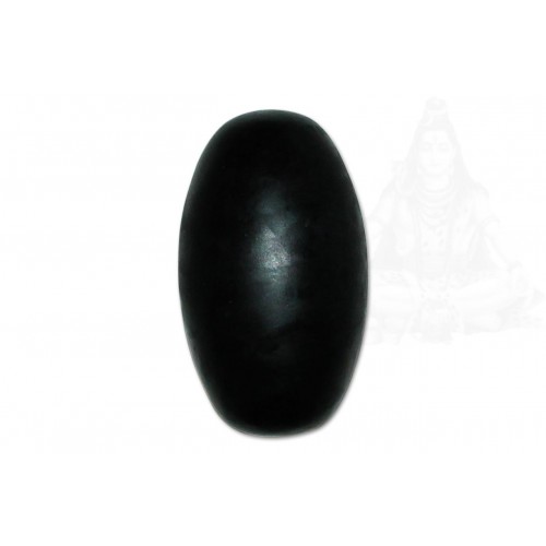 Black Shiva Linga From Narmada - 6 - to - 7 - Inches