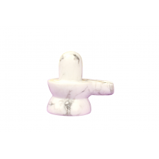 Howlite Shivlinga - 141 - gms