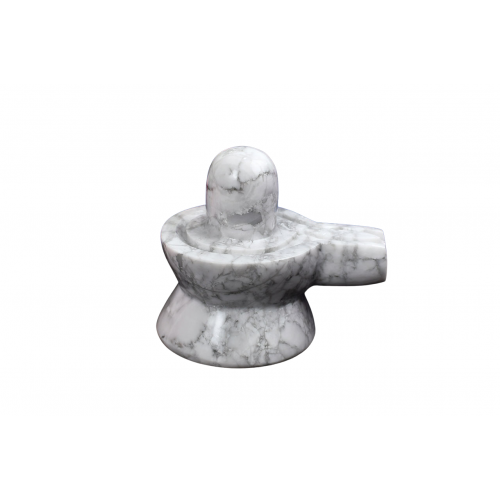 Howlite Shivlinga - 151 - gms