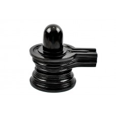 Black Agate Shivling - 1.483 kgs