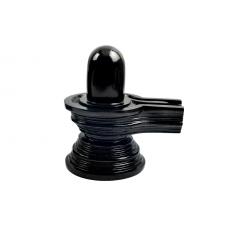 Black Agate Shivling - 715 - gms