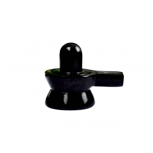 Black Agate Shivling - 96 - gms