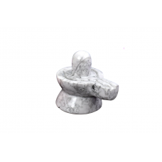 Howlite Shivlinga - 158 - gms