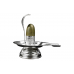 Parad Lingam on Pure Silver Yoni Base - vi