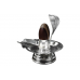 Pure Silver Yoni Base with Narmada Lingam - i