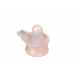 Rose Quartz Shivling with Snake - 242 - gms