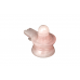 Rose Quartz Shivling With Snake - 240 - gms