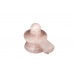 Rose Quartz Shivling With Snake - 240 - gms