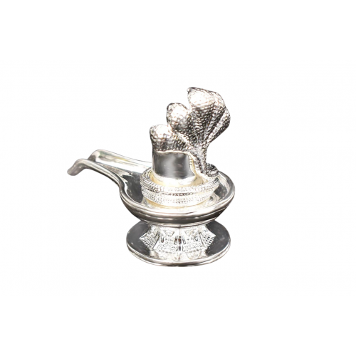 Pure Silver Shivling