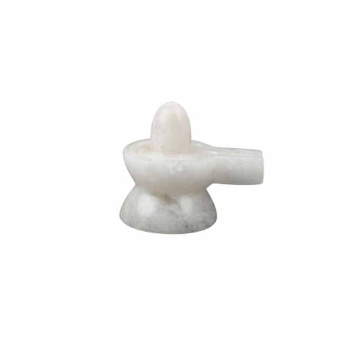 White Agate Shivlinga - 212 - gms