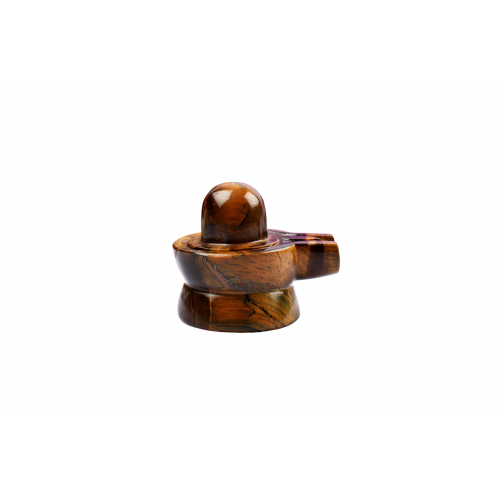 Shivlinga in Tiger Eye - 179 - gms