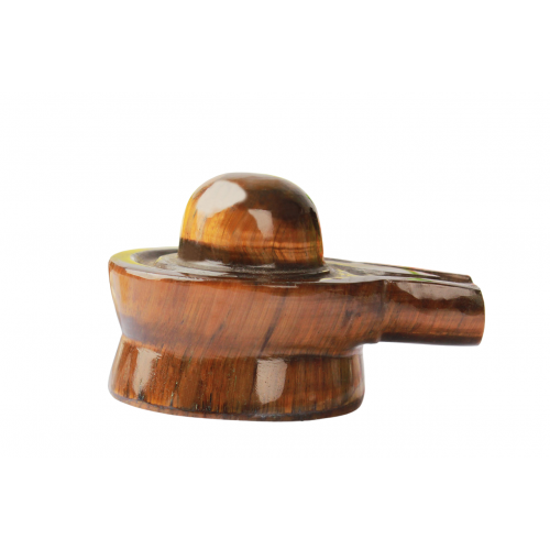 Shivlinga in Tiger Eye - 115 - gms