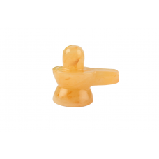 Yellow Jade Shivling - 76 - gms