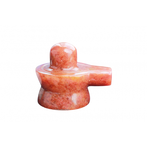 Natural Sunstone Shivaling - 75 - gms