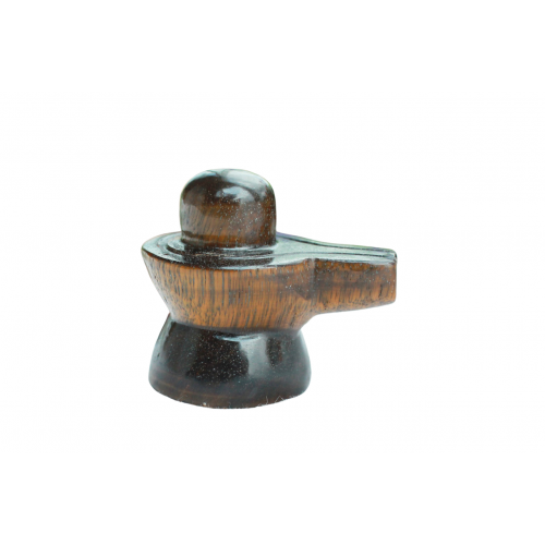 Shivlinga in Tiger Eye - 75 - gms