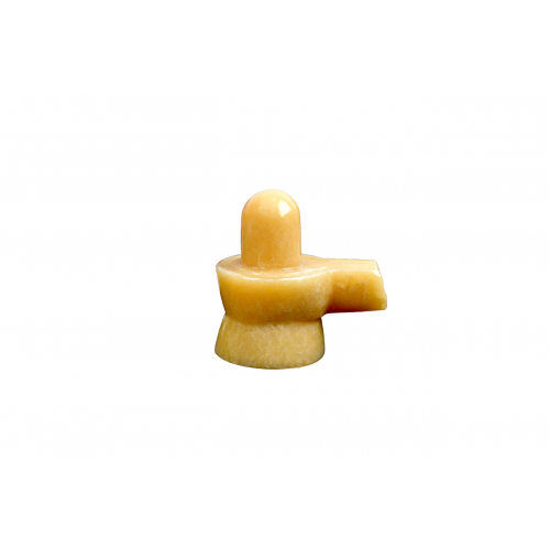 Yellow Jade Shivling - 269 - gms