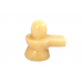 Ivory Yellow Jade Shivling - 50 - gms