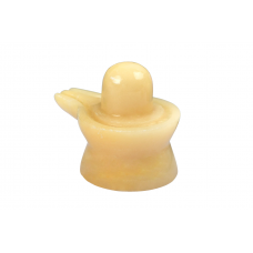 Shivlinga in Yellow Jade - 71 - to - 80 - gms