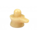 Ivory Yellow Jade Shivling - 57 - gms