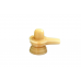 Ivory Yellow Jade Shivling - 92 - gms