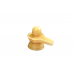 Ivory Yellow Jade Shivling - 92 - gms