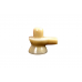 Ivory Yellow Jade Shivling - 95 - gms