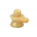 Light Yellow Jade Shivling - 123 - gms