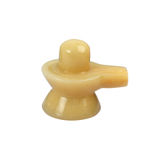 Light Yellow Jade Shivling - 123 - gms