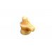 Ivory Yellow Jade Shivling - 68 - gms