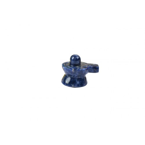 Blue Sodalite Shivling - 52 - gms