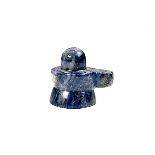 Blue Sodalite Shivling - 64 - gms