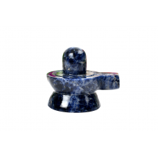 Blue Sodalite Shivling - 122 - gms - i