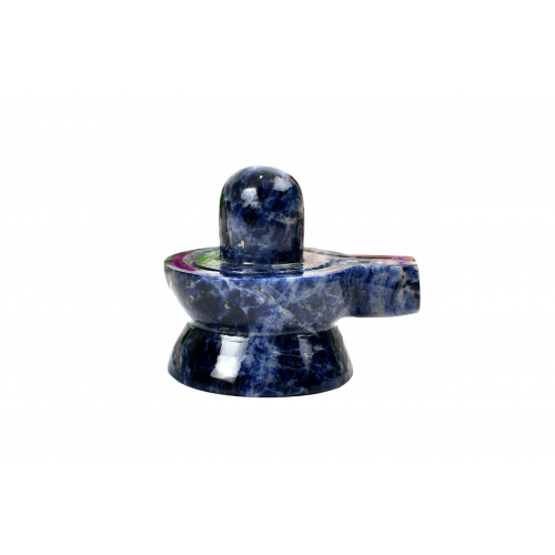 Blue Sodalite Shivling - 122 - gms - i