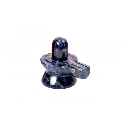 Blue Sodalite Shivling - 84 - gms