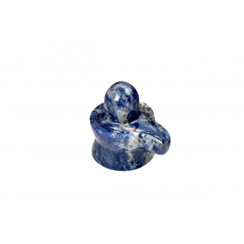 Blue Sodalite Shivling - 122 - gms