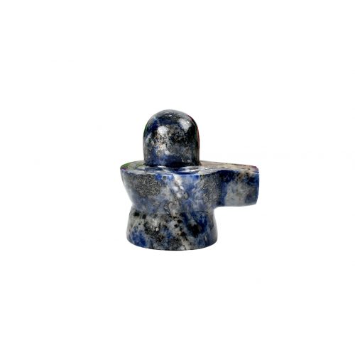 Blue Sodalite Shivling - 66 - gms