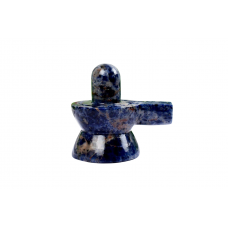 Blue Sodalite Shivling - 198 - gms